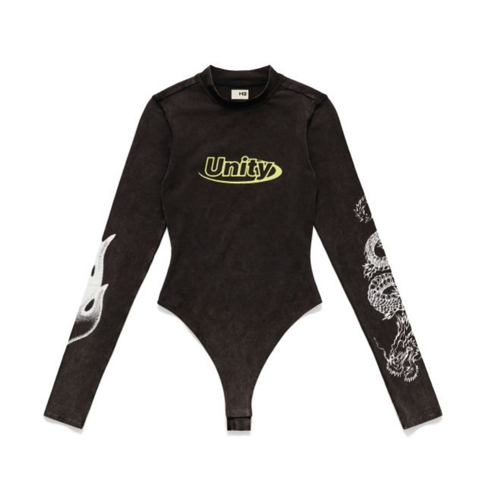 H&M x Heron Preston Jersey G-String Bodysuit